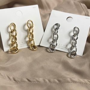Chain earrings